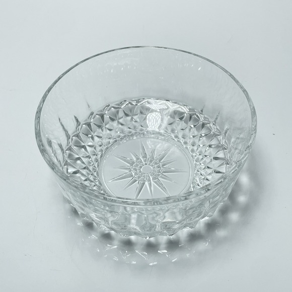 Set Of 3 Arcoroc France DIAMANT STARBURST Berry Bowls 4" - Picture 2 of 6